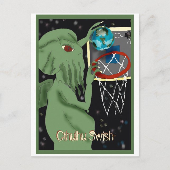 Cthulhu Swish Postcard (Front)