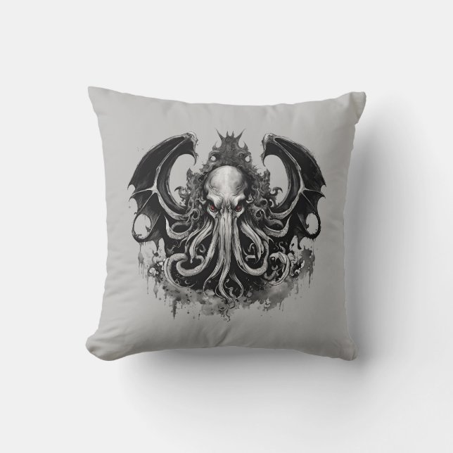 Cthulhu Throw Pillow (Front)