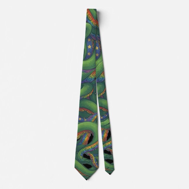Cthulhu Trentacles Neck Tie (Front)