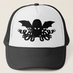 Cthulhu Trucker Hat - Black