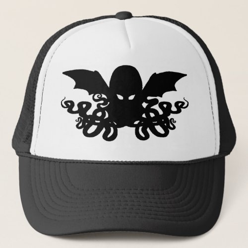 Cthulhu Trucker Hat _ Black