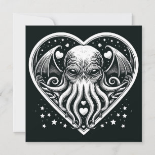 Cthulhu Valentine Lovecraft Horror Card