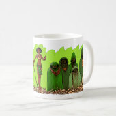 Cthulhu Worm Cult Sorceress Coffee Mug (Front Right)