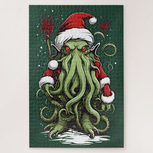 Cthulhus Yuletide Reign A Terrifying Christmas Jigsaw Puzzle