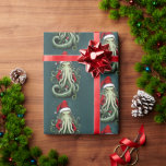 Cthulhu's Yuletide Reign: A Terrifying Christmas Wrapping Paper<br><div class="desc">Embrace the madness of the season with a collection of Cthulhu Christmas art that will send shivers of delight down your spine. As the snow falls and carols fill the air, the Great Old One emerges from the depths of R'lyeh to spread his unique brand of holiday cheer. Imagine Cthulhu,...</div>