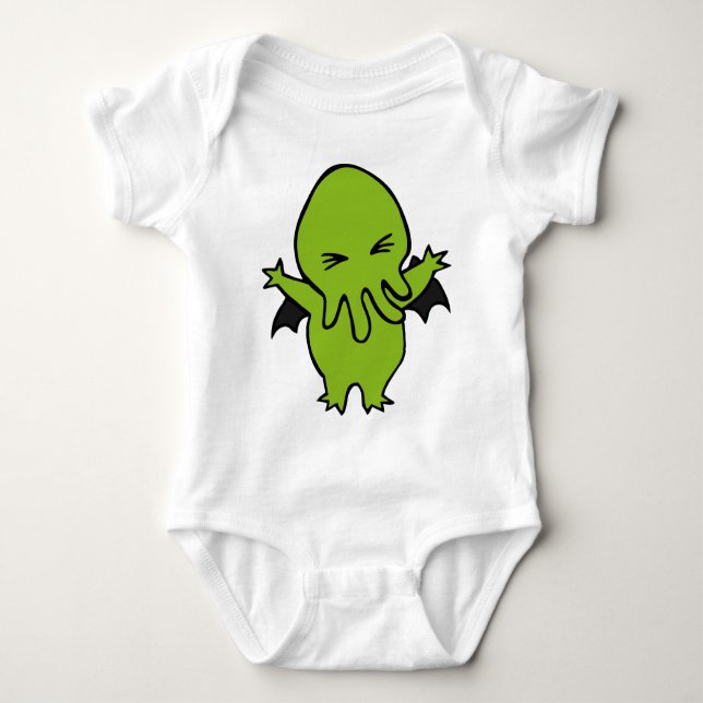 Cthulie Baby Bodysuit (Front)