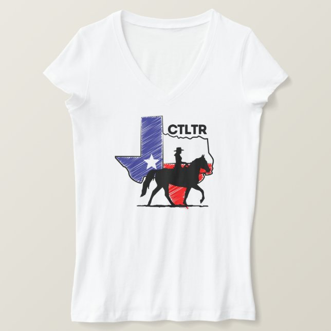 CTLTR V Neck TShirt (Design Front)