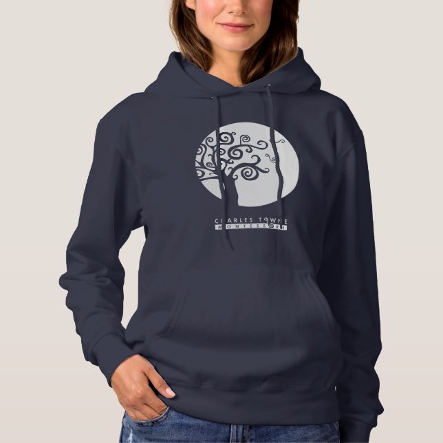 CTM Circle Tree with Line Logo Women's Sweatshirt (Front)