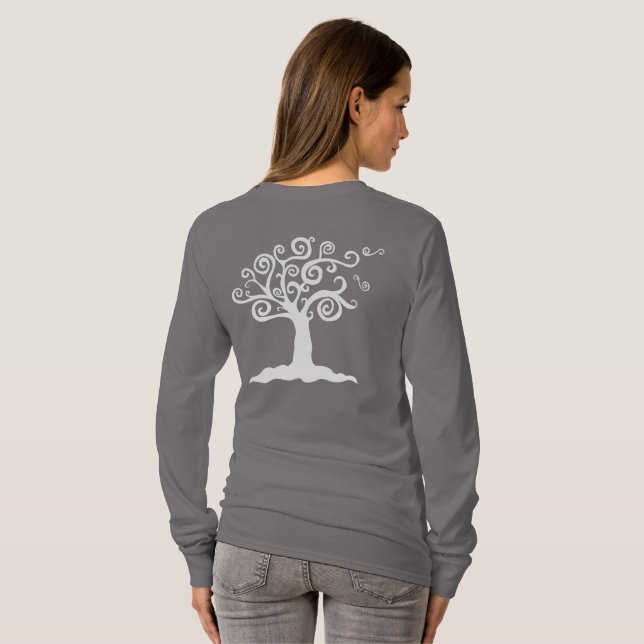 CTM Tree Women's Long Sleeve Tee (Back Full)