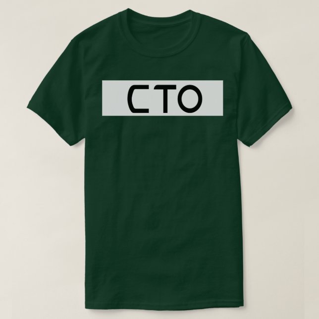 CTO BLACK T T-Shirt (Design Front)