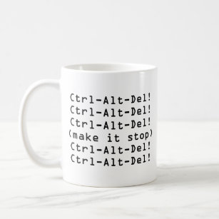 Ctrl-Alt-Del Coffee Mug