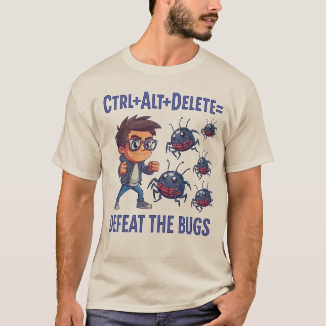 Ctrl + Alt + Delete T-Shirt (Front)