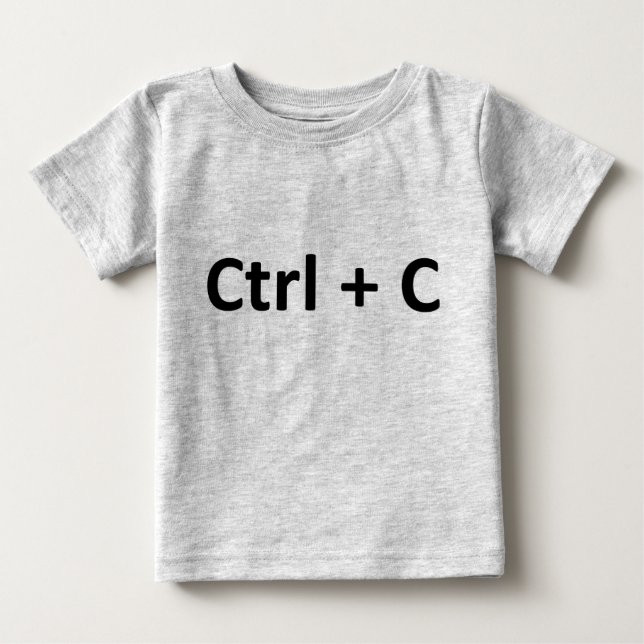 Ctrl C Ctrl V Copy Paste Twins Baby T-Shirt (Front)