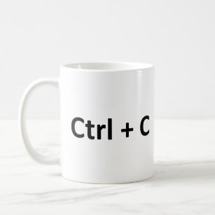 Ctrl C Ctrl V Copy Paste Twins  Coffee Mug