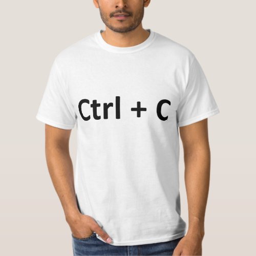 Ctrl C Ctrl V Copy Paste Twins T_Shirt