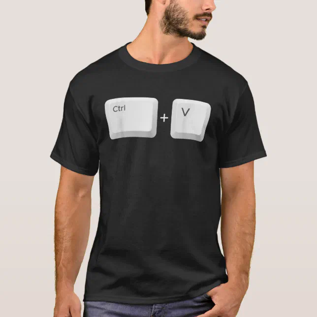 Ctrl C Ctrl V Halloween Costume Couples Family Mat T-Shirt Zazzle