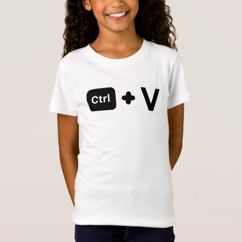 CTRL C CTRL VMatching FamilyDad Mom And MeFunny T_Shirt