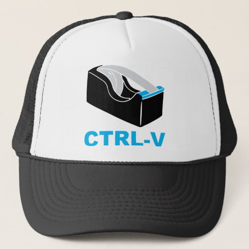 CTRL_V Pegar Papel celofn Trucker Hat