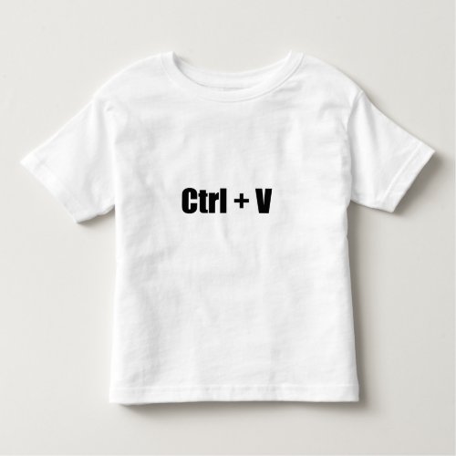 CTRL  V TODDLER T_SHIRT