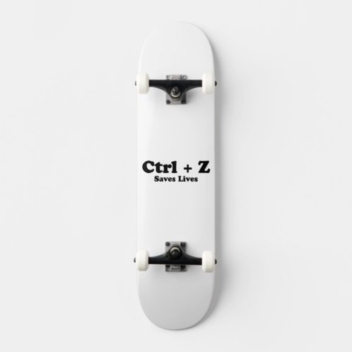 Ctrl Z Skateboard Deck