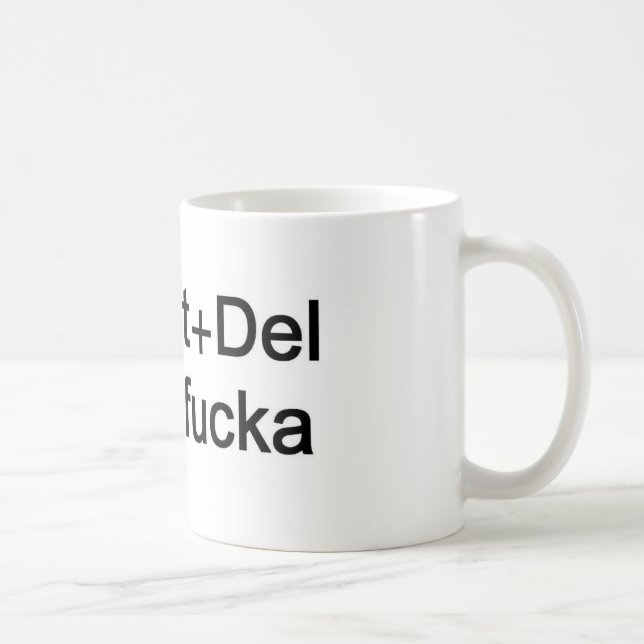 CtrlAltDel hostile geek mug (Right)