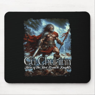 Cu Chulainn Celtic Irish Mythology War God Mouse Pad