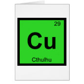 Cu - Cthulhu Chemistry Periodic Table Symbol (Front)