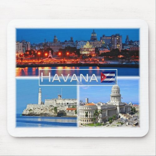 CU Cuba _ Havana _ Morro castle _ Mouse Pad
