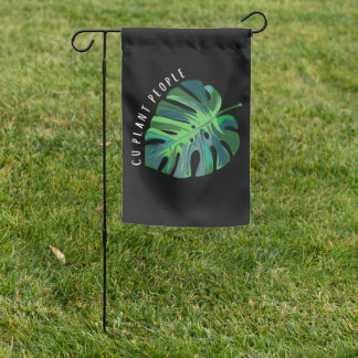 CU Plant People garden flag (black)