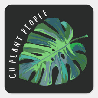 CU Plant People stickers square