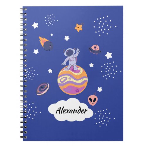 Cuaderno A4 espiral infantil modelo Galaxia Notebook