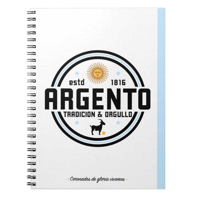 Cuaderno Argento Notebook (Front)