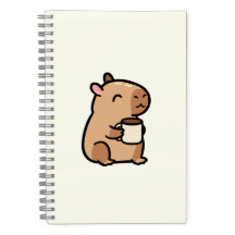 Cuaderno Cuadriculado Capybara with Mug Grid