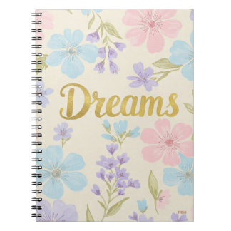 Cuaderno Dreams Floral Pattern Notebook