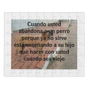 cuando usted abandona yn perro jigsaw puzzle
