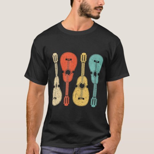 Cuatro De Puerto Rico Vintage Music Instrument T_Shirt