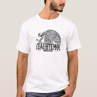 Cuauhtémoc Mexico Eagle Retro Vintage Distressed T-Shirt