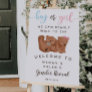 Cub Bear Theme Gender Reveal Party Welcome Sign