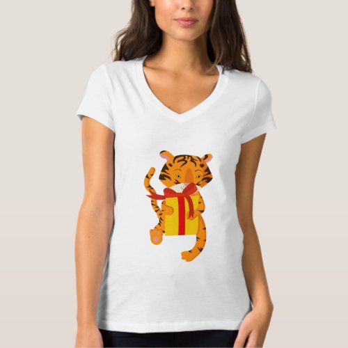 Cub Cutie Adorable Baby Tiger Design T_Shirt