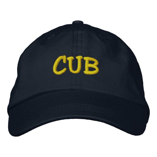 CUB EMBROIDERED BASEBALL CAP (Front)