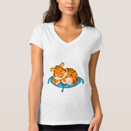 Cub in the Wild Adorable Baby Tiger Design T_Shirt