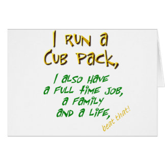 cub leader green cards