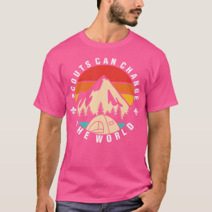 Cub Scouting Mountain Camp Outdoor Camping Hiking T-Shirt