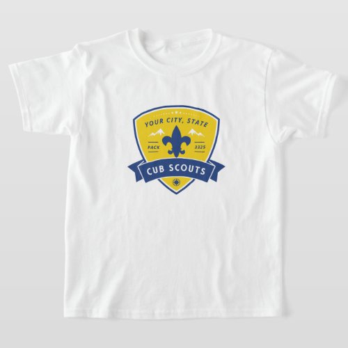 Cub Scouts Badge Blue Gold Pack Class B T_Shirt