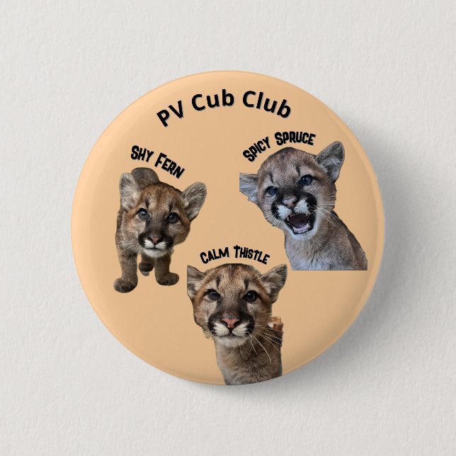 Cub Trio Button (Front)