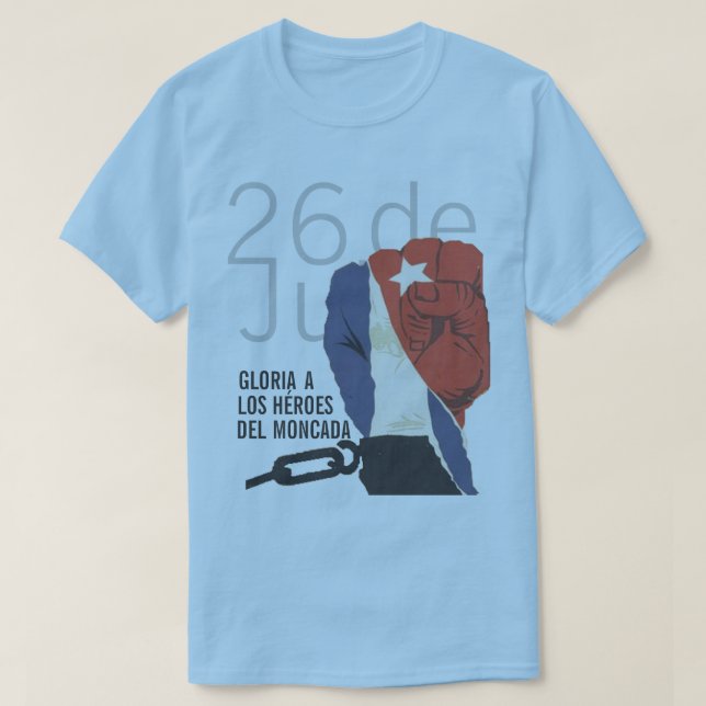 CUBA 26 DE JULIO T-Shirt (Design Front)