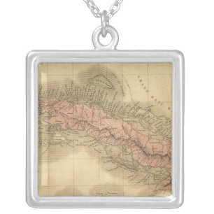 Cuba 2 silver plated necklace