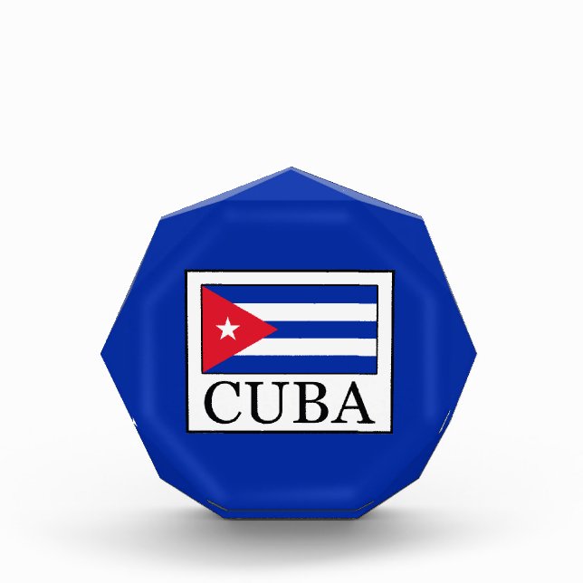 Cuba Acrylic Award (Front)