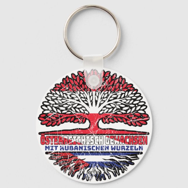 Cuba Austrian Baum Keychain (Front)