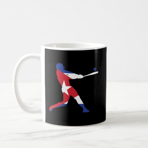 Cuba Baseball Cuban Flag Coffee Mug